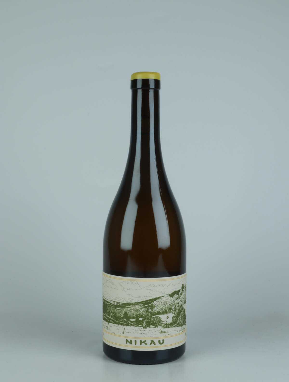 A bottle 2022 Nikau Chardonnay White wine from Nikau Farm, Victoria in Australia