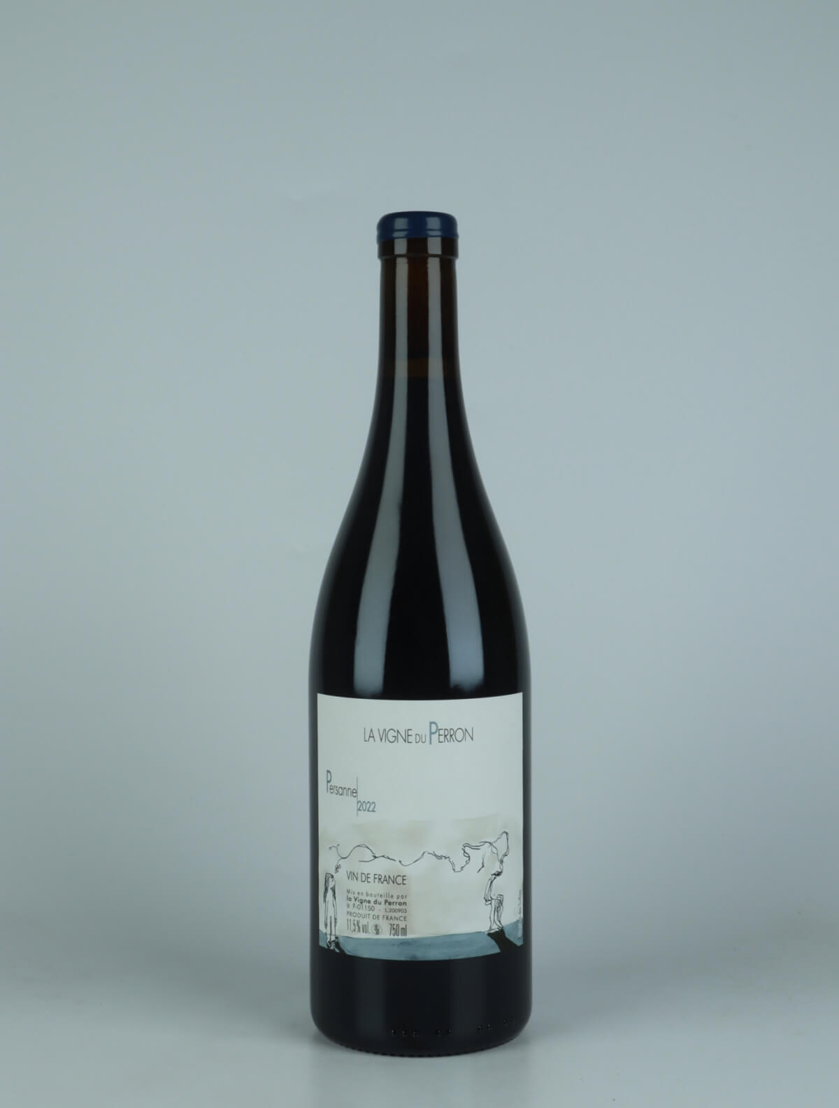 En flaske 2022 Persanne Rødvin fra Domaine du Perron, Bugey i Frankrig