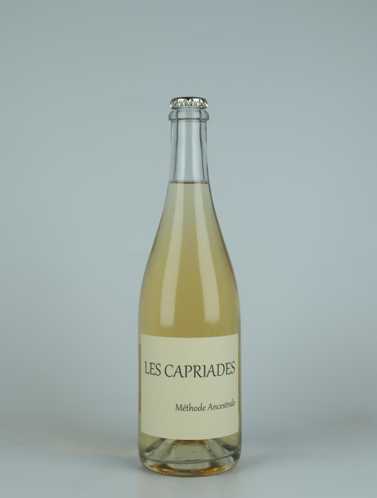 A bottle 2022 Pet'sec Sparkling from Les Capriades, Loire in France