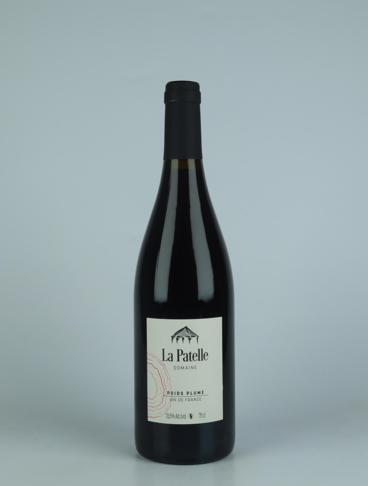 A bottle 2022 Poids Plume - Poulsard Red wine from Domaine de La Patelle, Jura in France