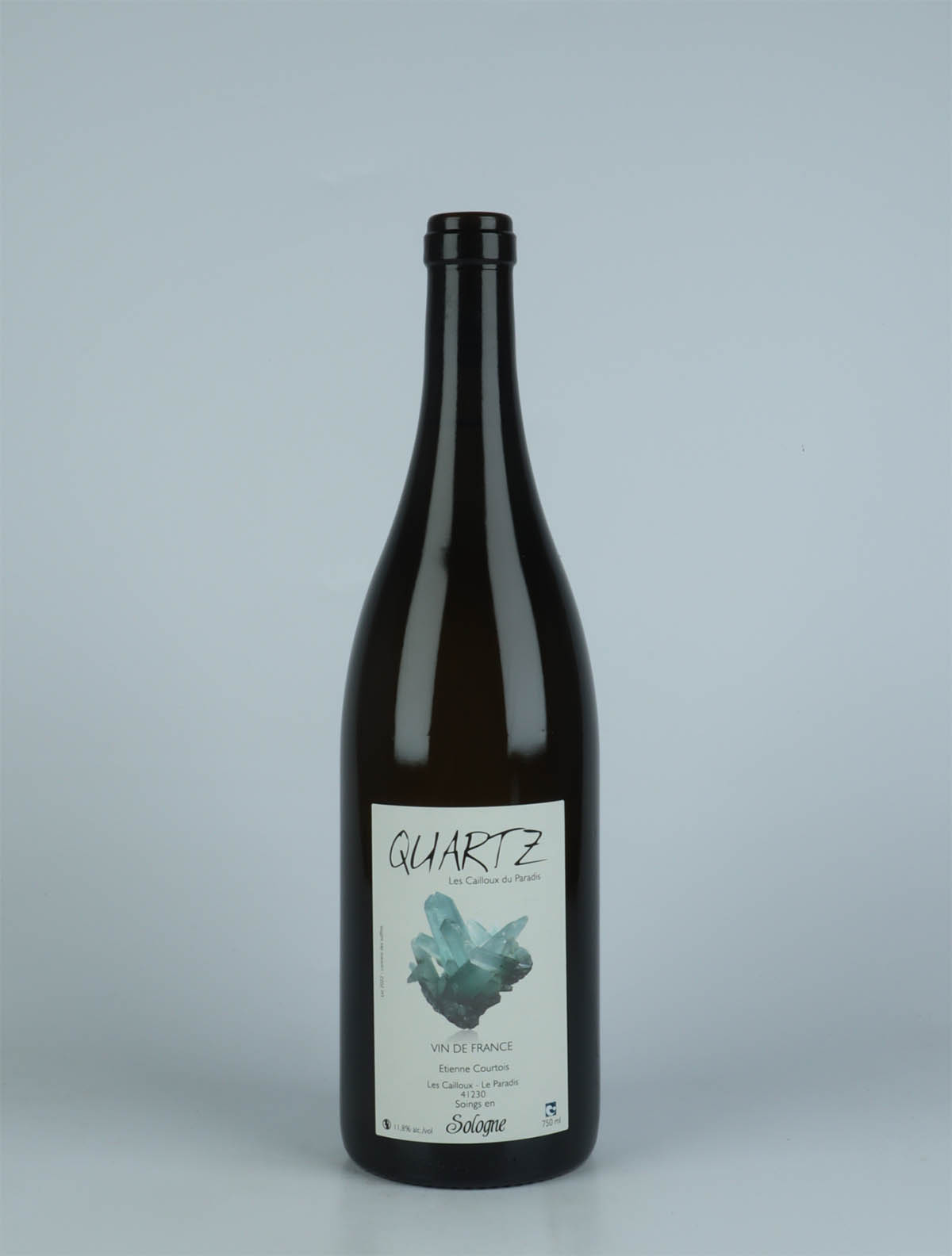 A bottle 2022 Quartz White wine from Etienne Courtois, Loire in France