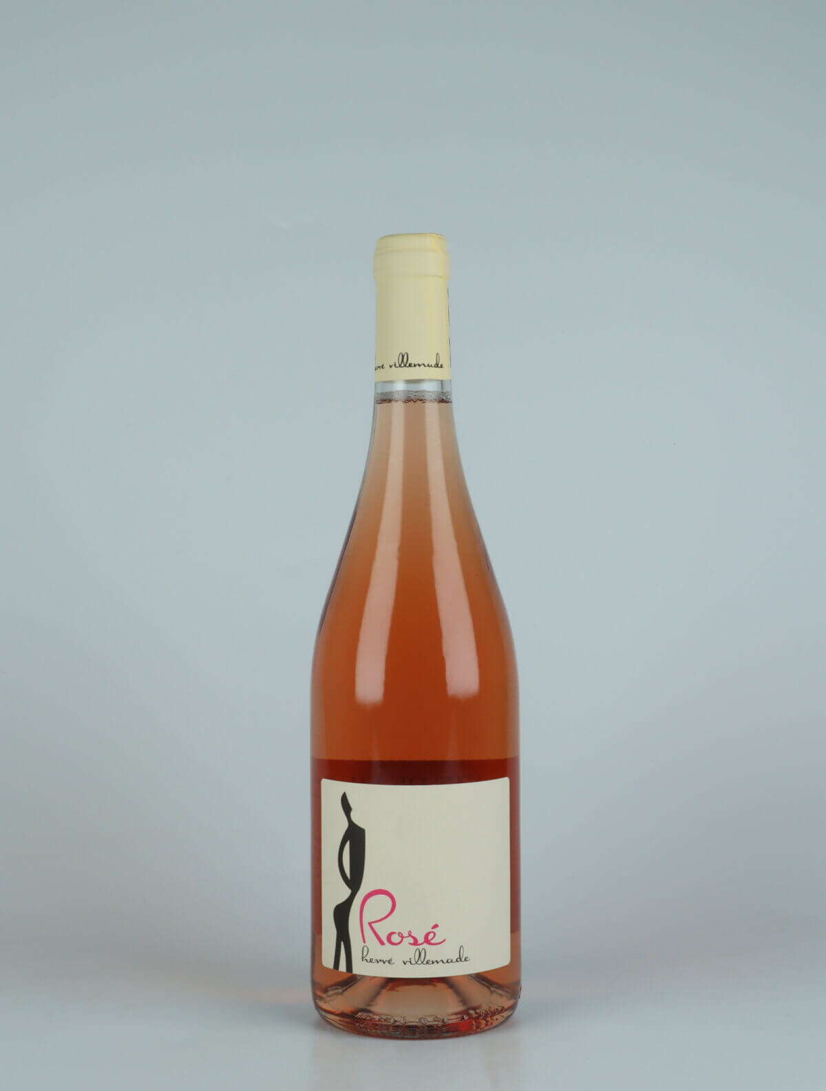 En flaske 2022 Rosé Rosé fra Hervé Villemade, Loire i Frankrig