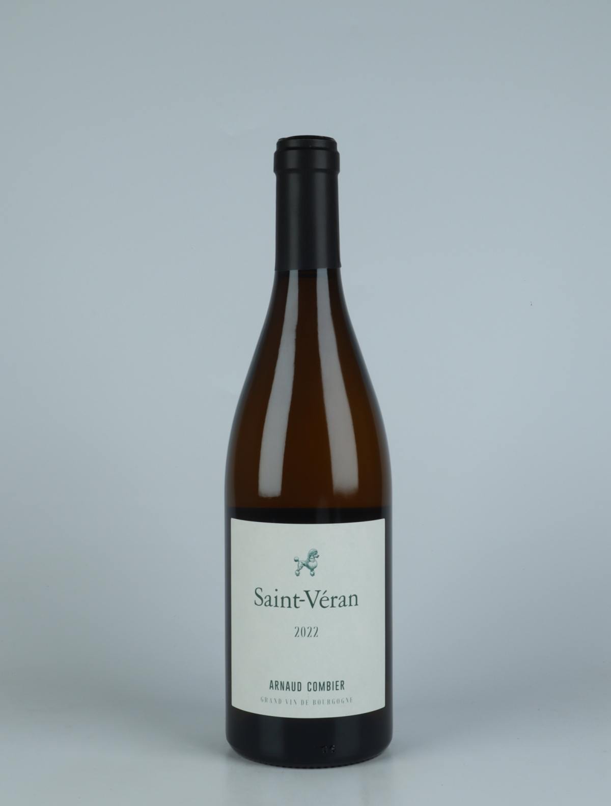 A bottle 2022 Saint Véran White wine from Arnaud Combier, Burgundy in France