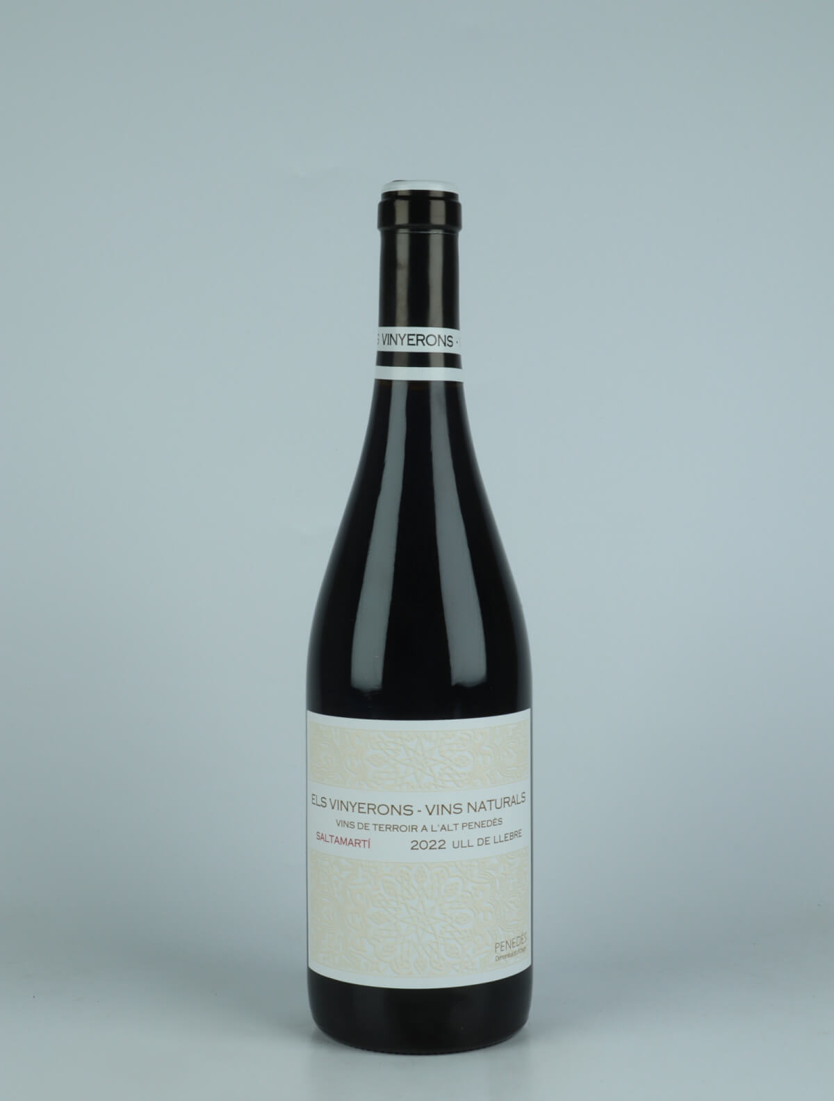 A bottle 2022 Saltamarti Red wine from Els Vinyerons, Penedès in Spain