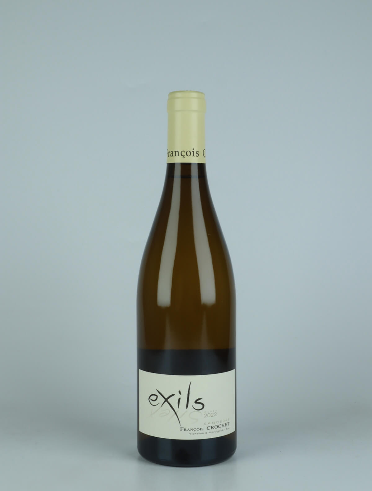 A bottle 2022 Sancerre Blanc - Exils White wine from François Crochet, Loire in France