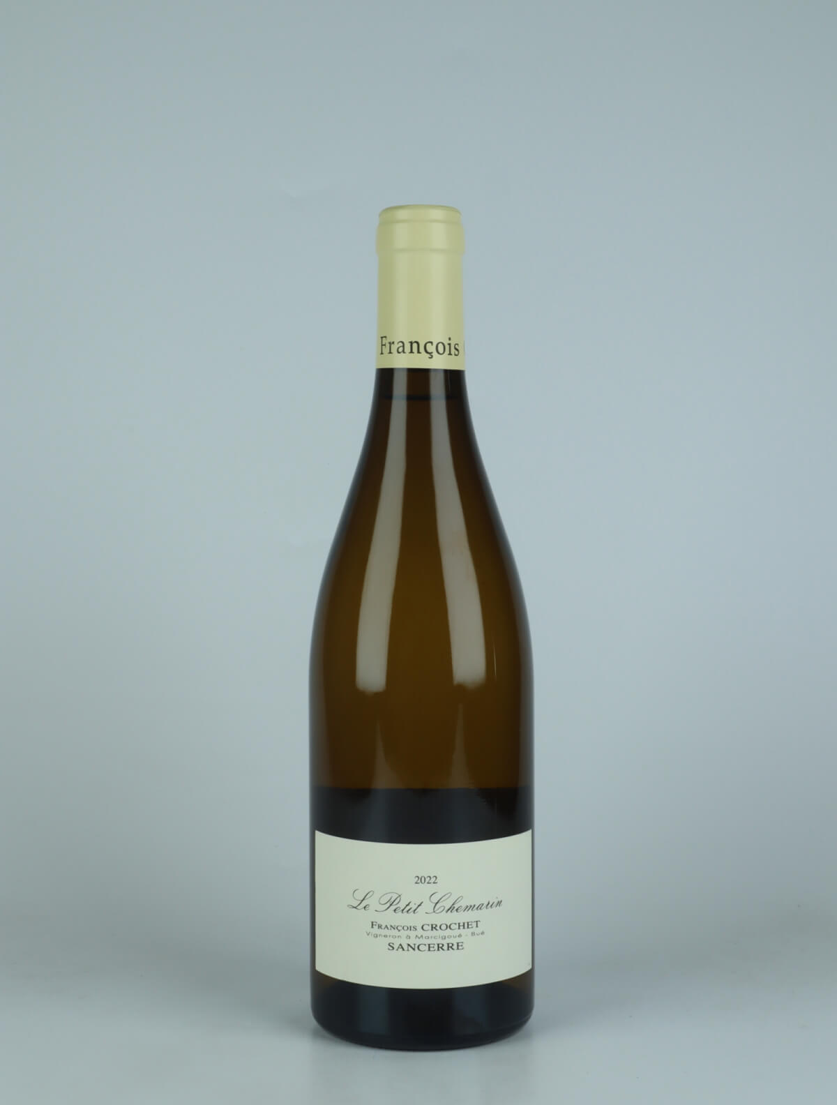 En flaske 2022 Sancerre Blanc - Le Petit Chemarin Hvidvin fra François Crochet, Loire i Frankrig