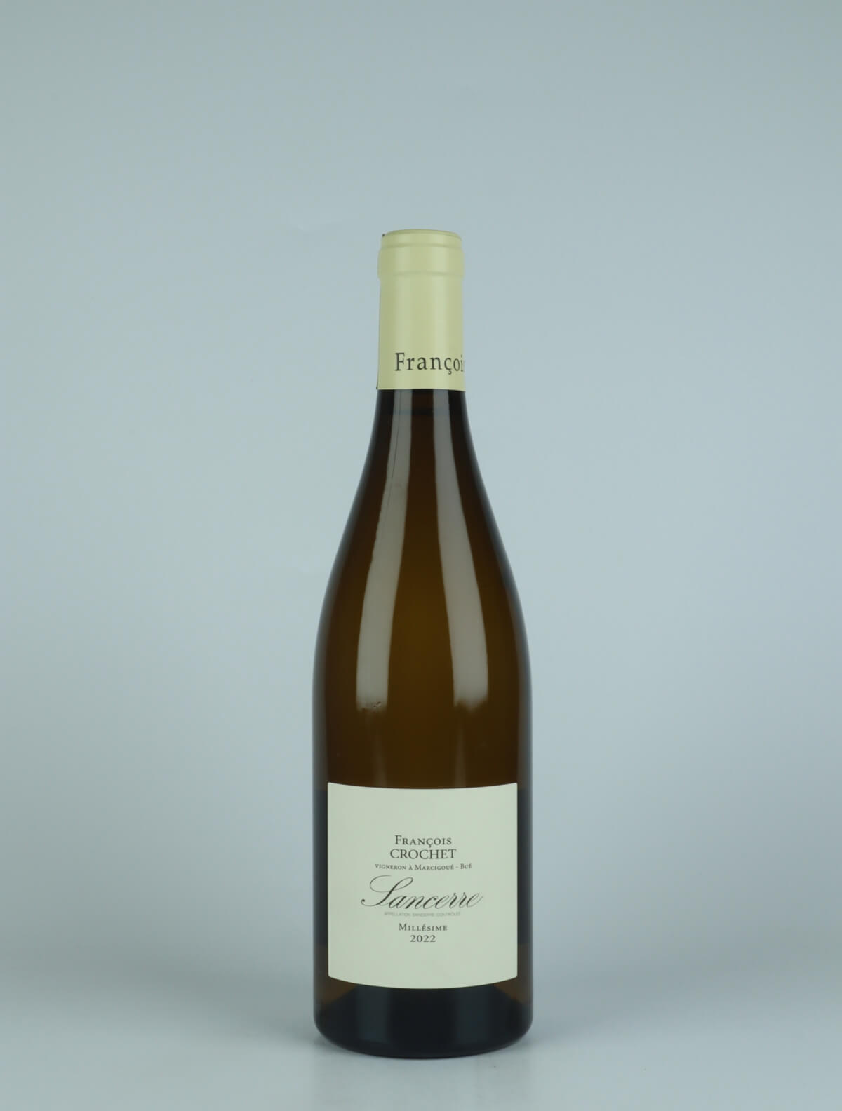 A bottle 2022 Sancerre White wine from François Crochet, Loire in France