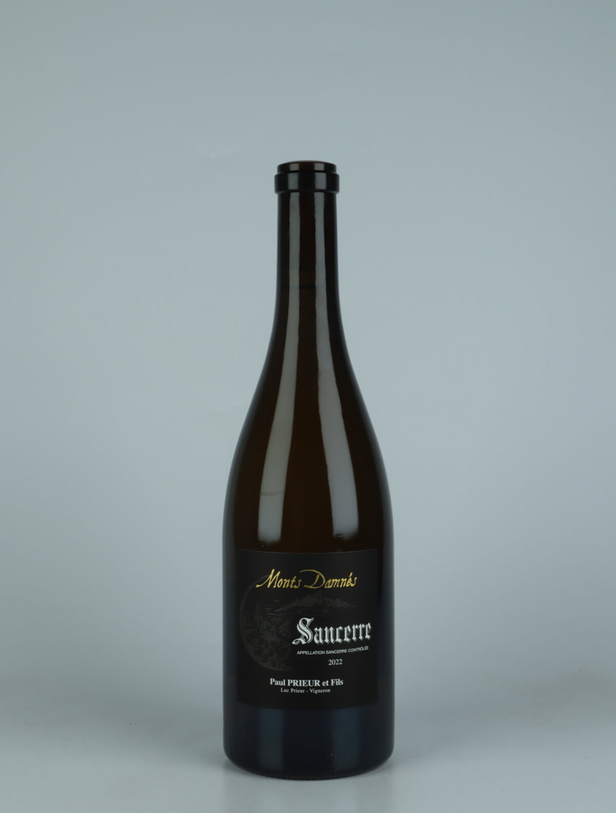 A bottle 2022 Sancerre - Les Monts Damnés White wine from Paul Prieur et Fils, Loire in France