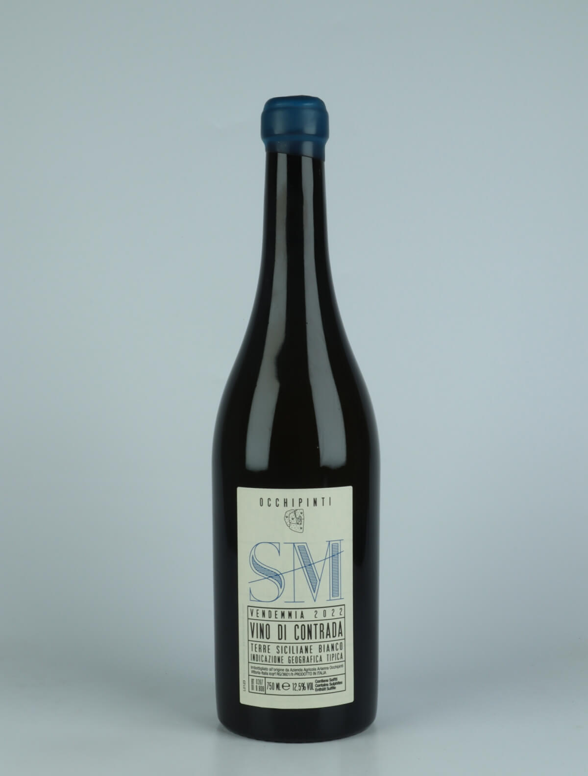 A bottle 2022 Santa Margherita - SM White wine from Arianna Occhipinti, Sicily in Italy