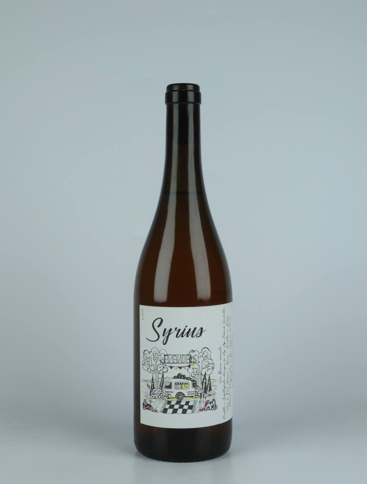A bottle 2022 Syrius Orange wine from Edoardo Sacchetto, Veneto in Italy