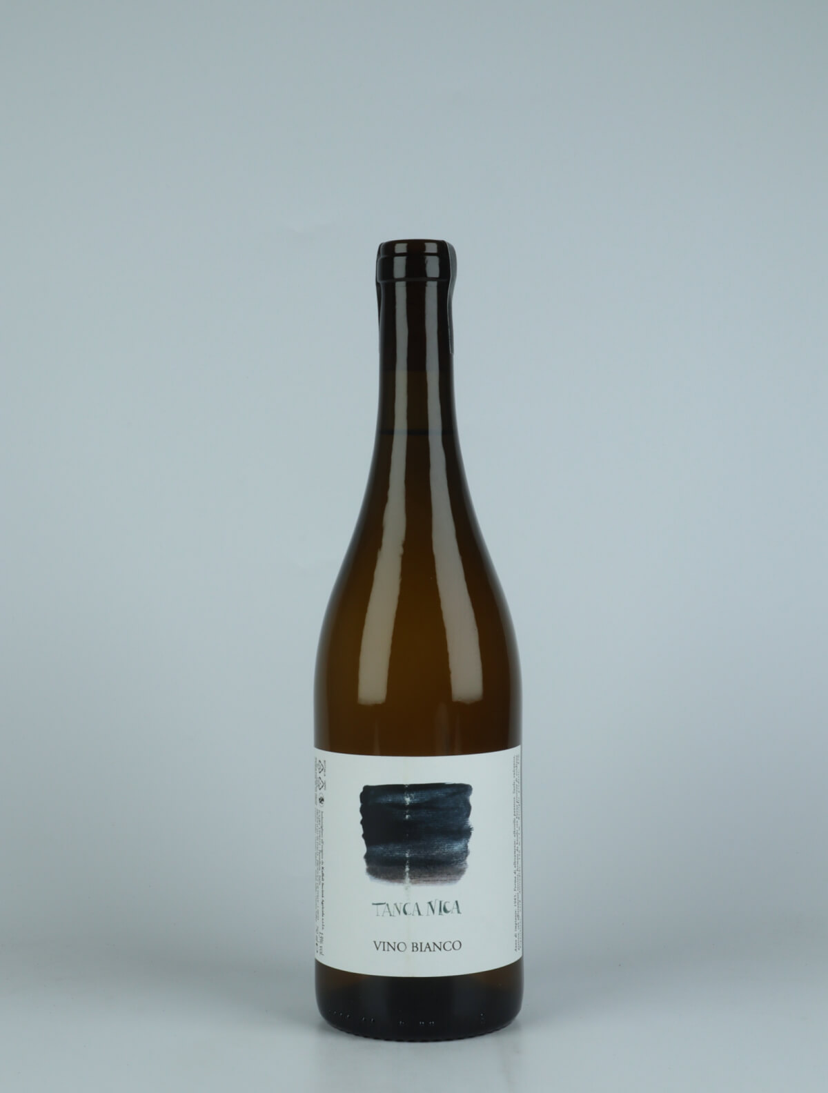 A bottle 2022 Tanca Nica Nera (Black label) White wine from Tanca Nica, Sicily in Italy