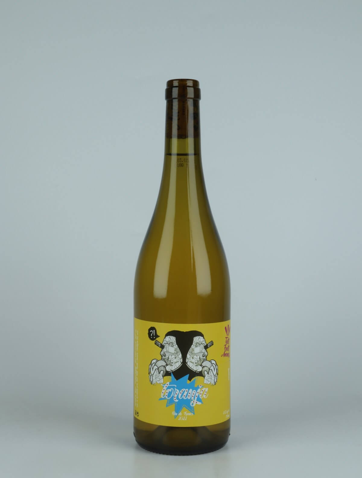 A bottle 2022 Toranja White wine from Tutti Frutti Ananas, Rousillon in France