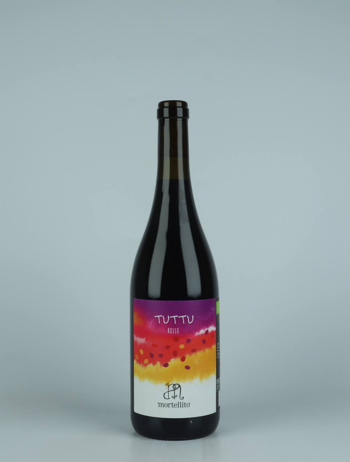 A bottle 2022 Tuttu Red wine from Il Mortellito, Sicily in Italy