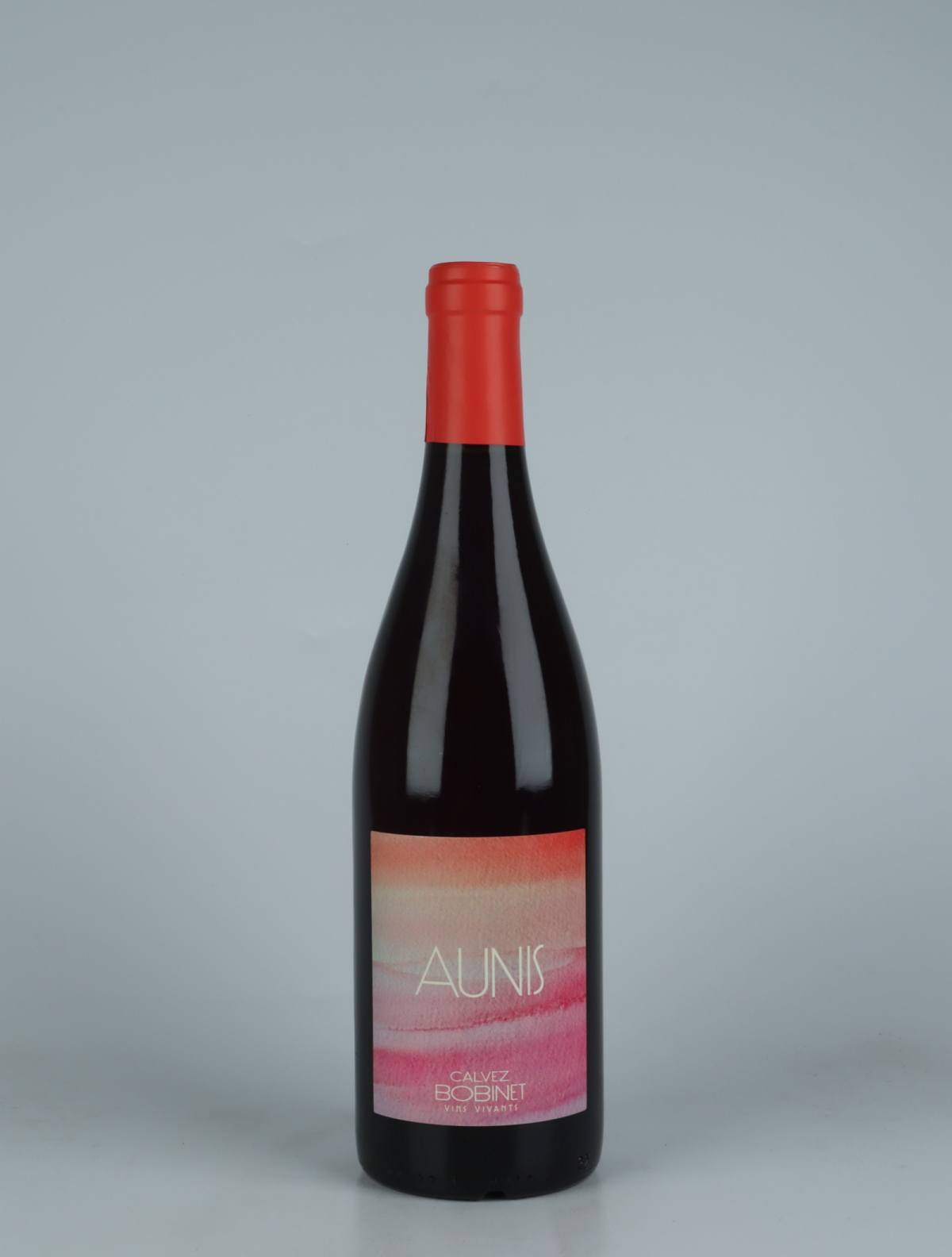 A bottle 2023 Aunis Red wine from Domaine Bobinet, Loire in France