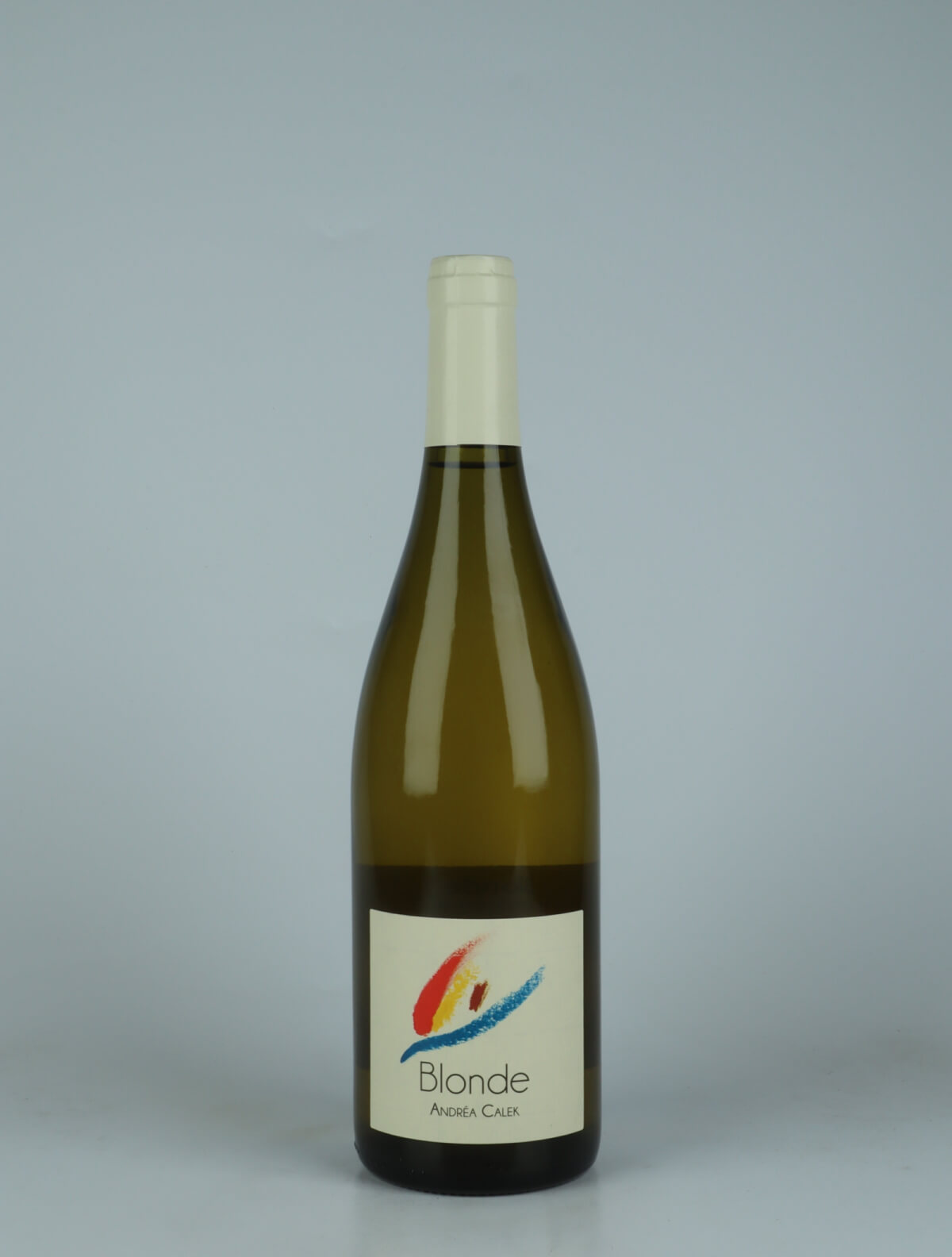 A bottle 2023 Blonde White wine from Andrea Calek, Ardèche in France