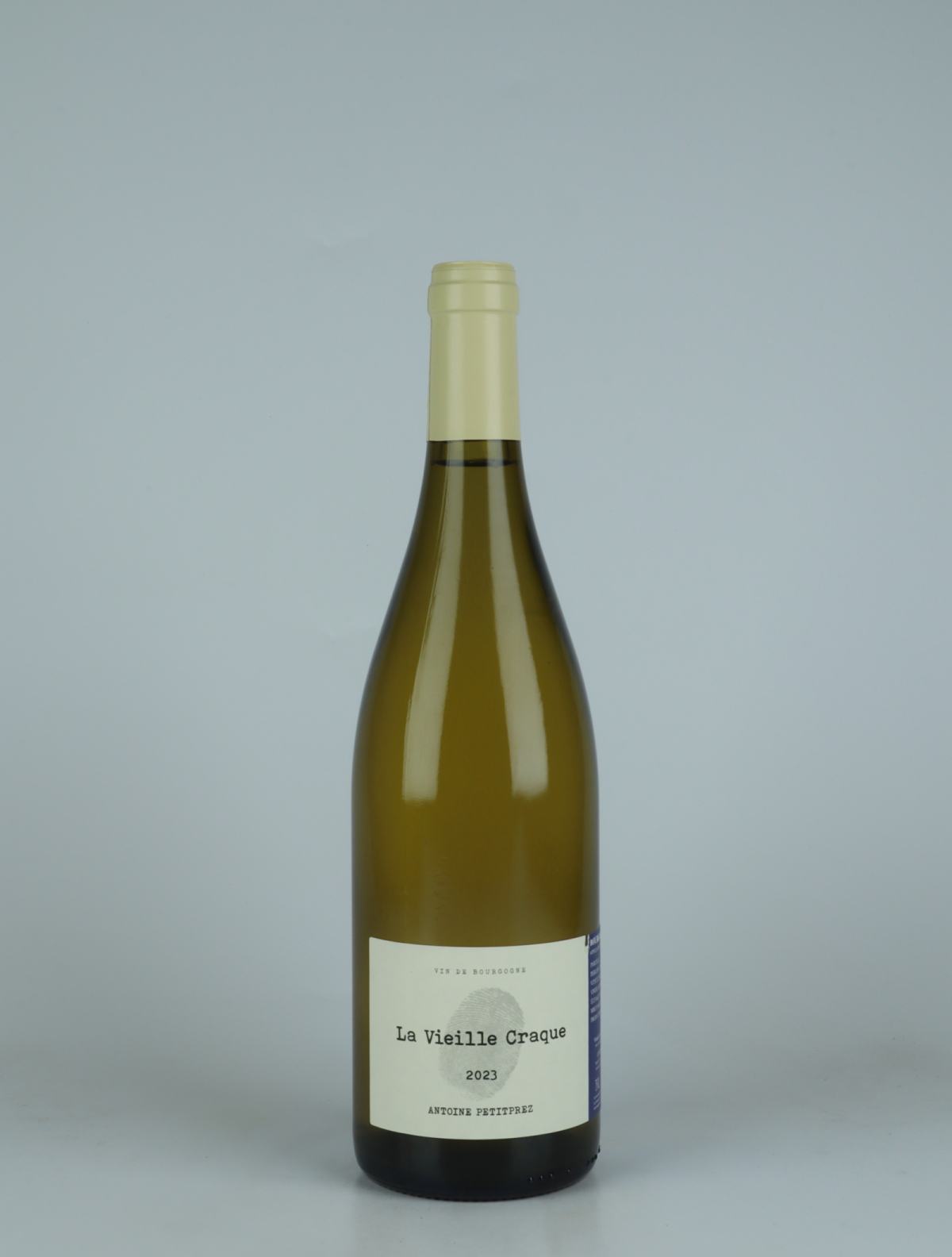 A bottle 2023 Bourgogne Aligoté - La Vieille Craque White wine from Antoine Petitprez, Burgundy in France