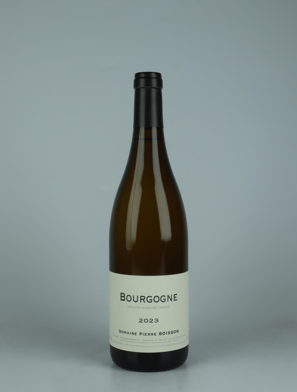 En flaske 2023 Bourgogne Blanc - Domaine Pierre Boisson Hvidvin fra Boisson, Bourgogne i Frankrig
