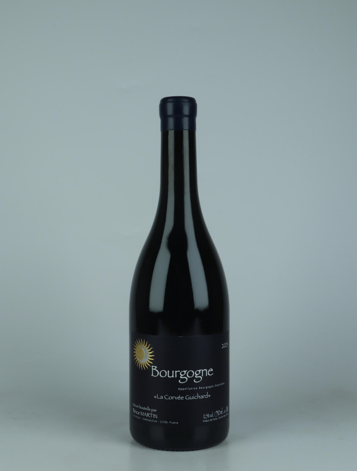 A bottle 2023 Bourgogne Rouge - La Corvée Guichard Red wine from Brice Martin, Burgundy in France