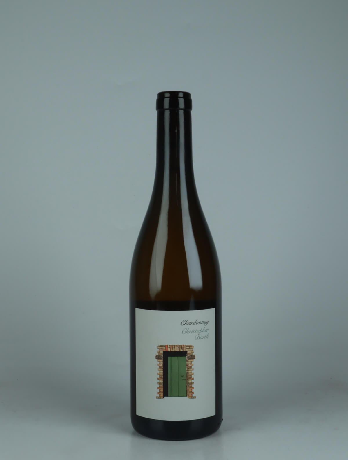 En flaske 2023 Chardonnay Hvidvin fra Christopher Barth, Rheinhessen i Tyskland