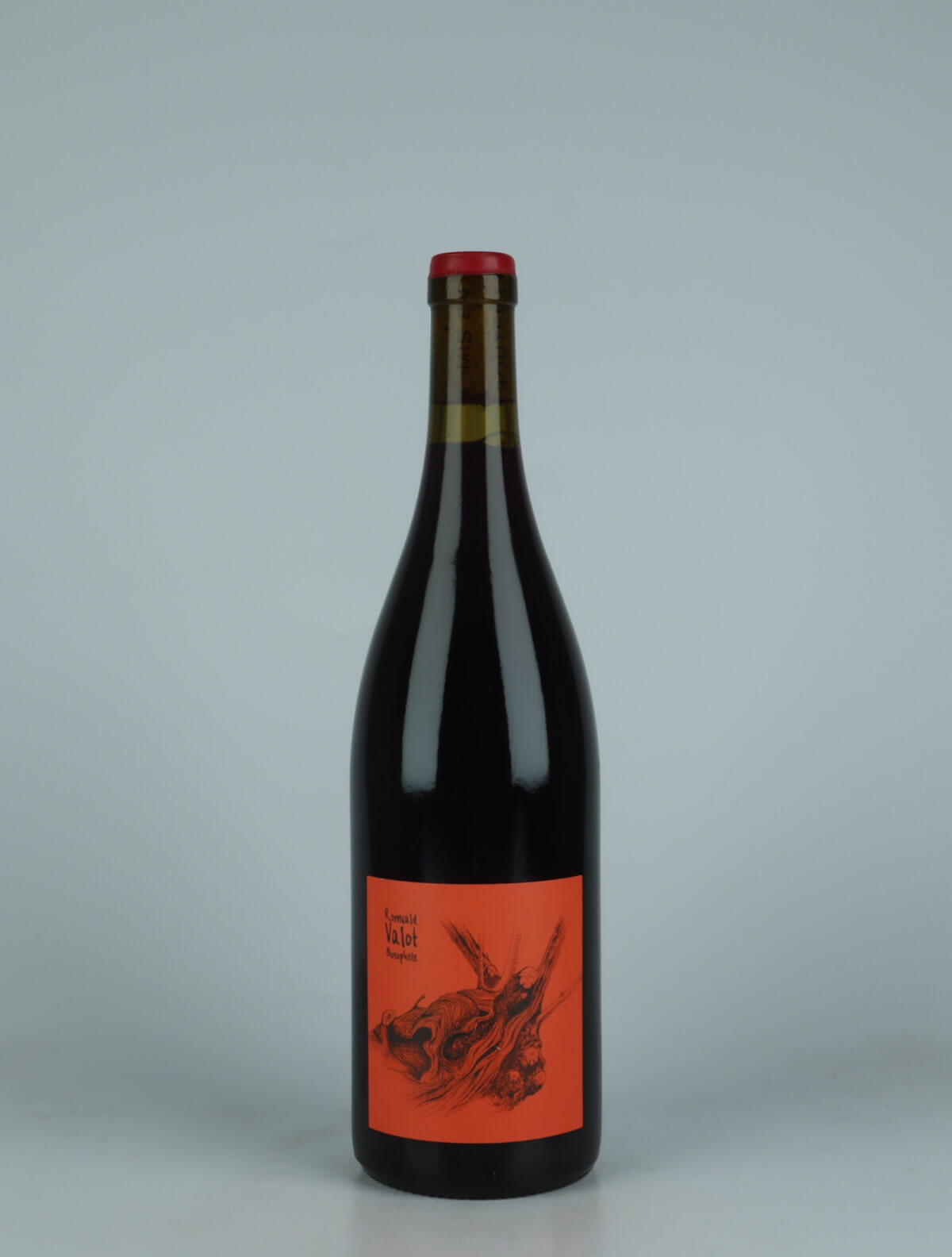 A bottle 2023 Chénas Red wine from Romuald Valot, Beaujolais in France