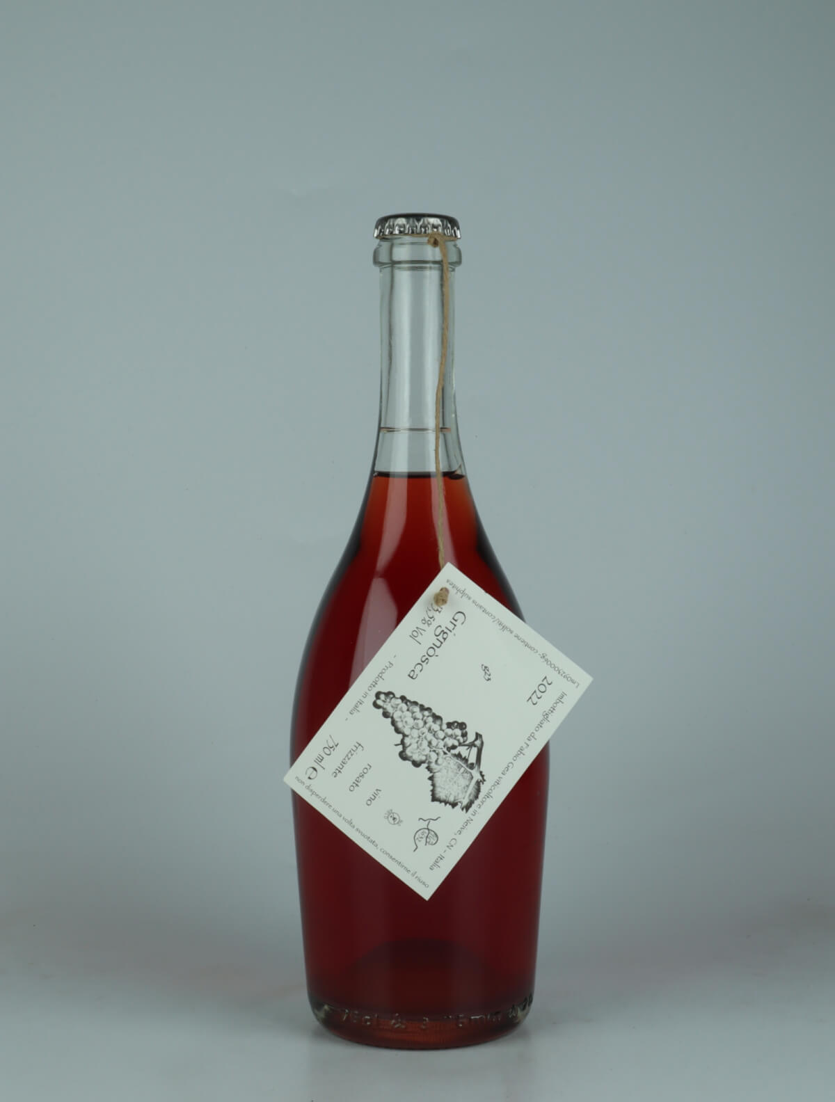 A bottle 2023 Grignosca Sparkling from Fabio Gea, Piedmont in Italy