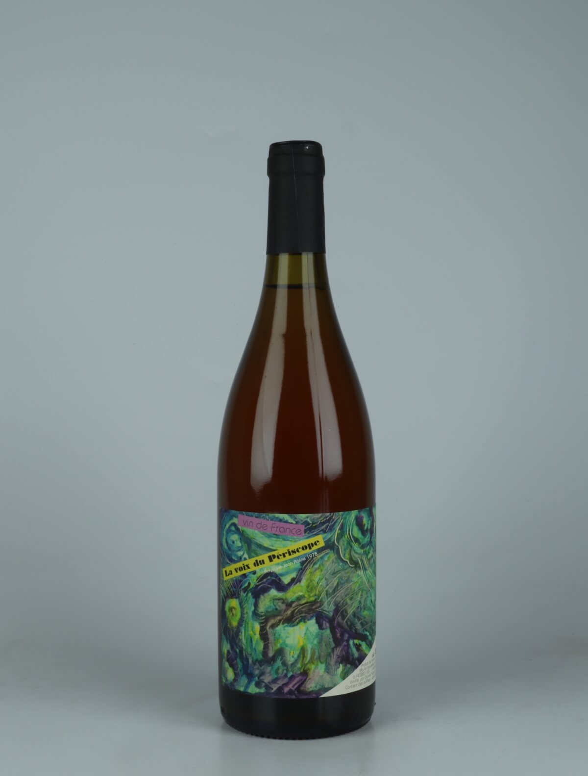 A bottle 2023 La Voix du Périscope White wine from Daniel Sage, Haute-Loire in France