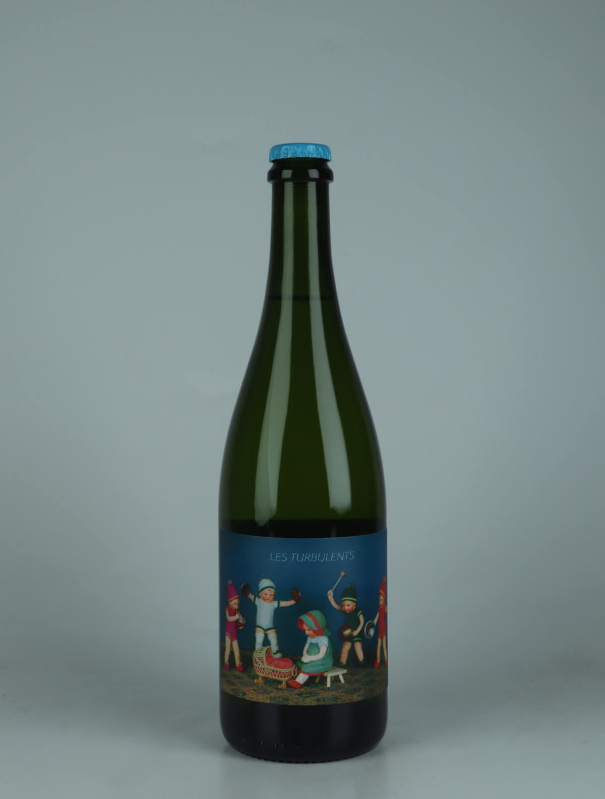 A bottle 2023 Les Turbulents Sparkling from Thomas Puéchavy, Loire in France