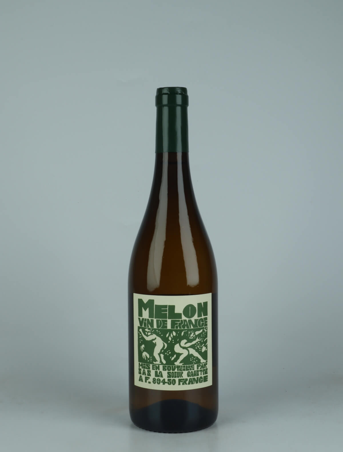 En flaske 2023 Melon Hvidvin fra La Sœur Cadette, Bourgogne i Frankrig