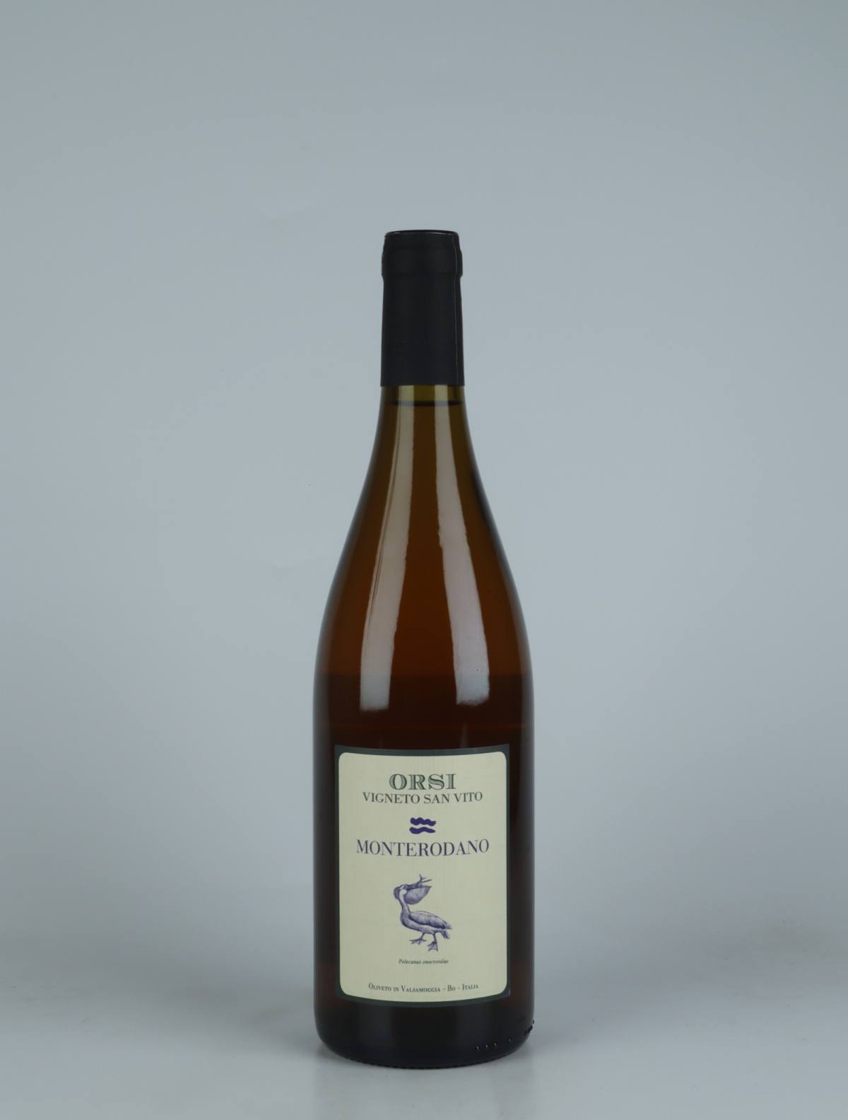 A bottle 2023 Monterodano White wine from Orsi - San Vito, Emilia-Romagna in Italy