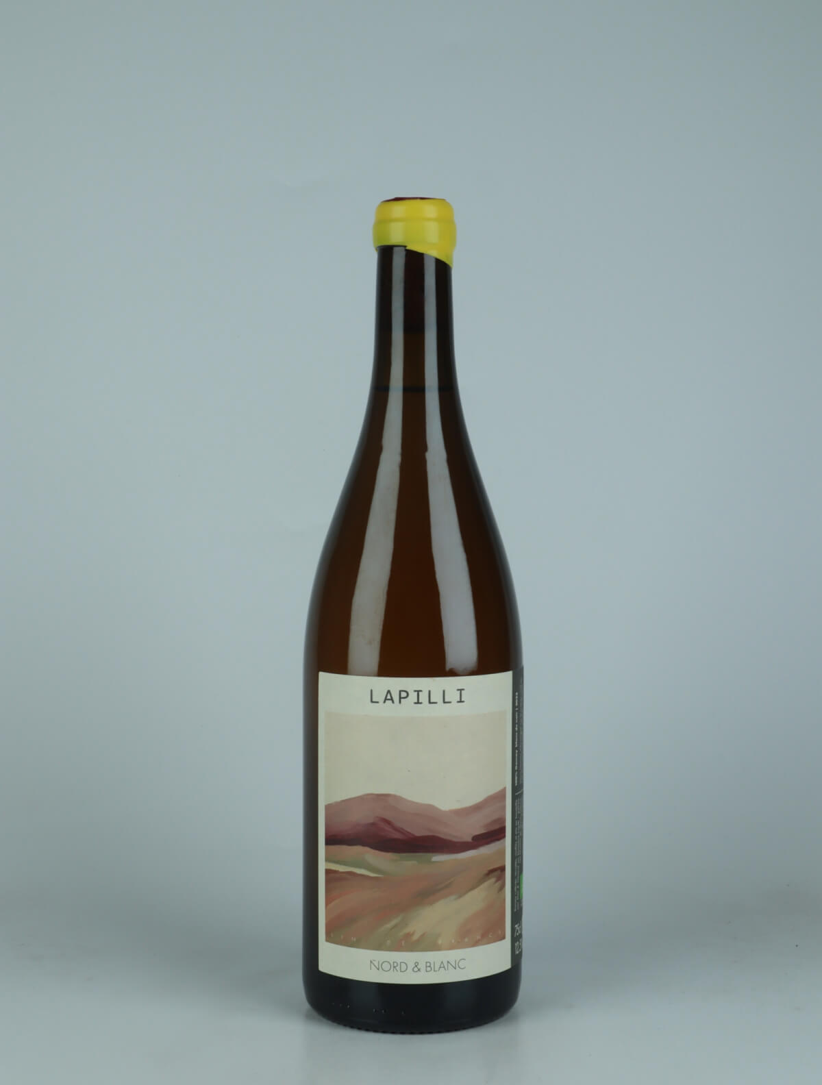 A bottle 2023 Nord & Blanc (Gamay Blanc de Noir) White wine from Domaine Lapilli, Auvergne in France