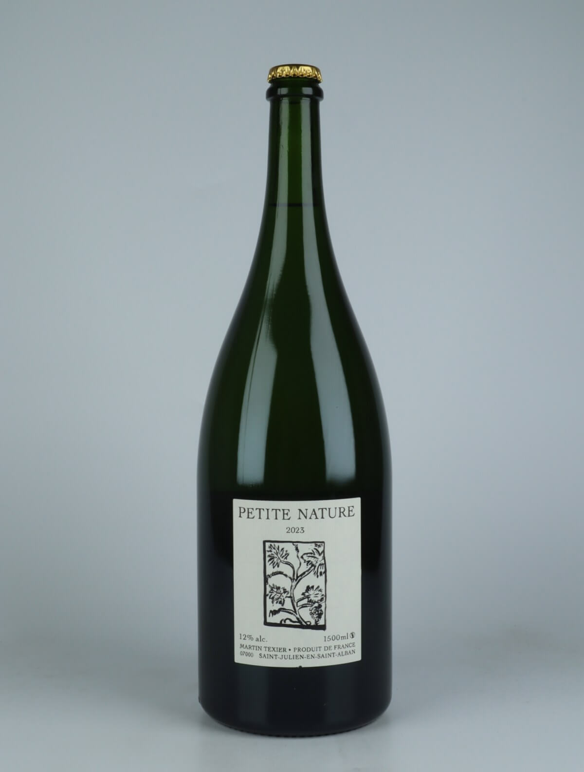 A bottle 2023 Petite Nature - Magnum Sparkling from Martin Texier, Rhône in France