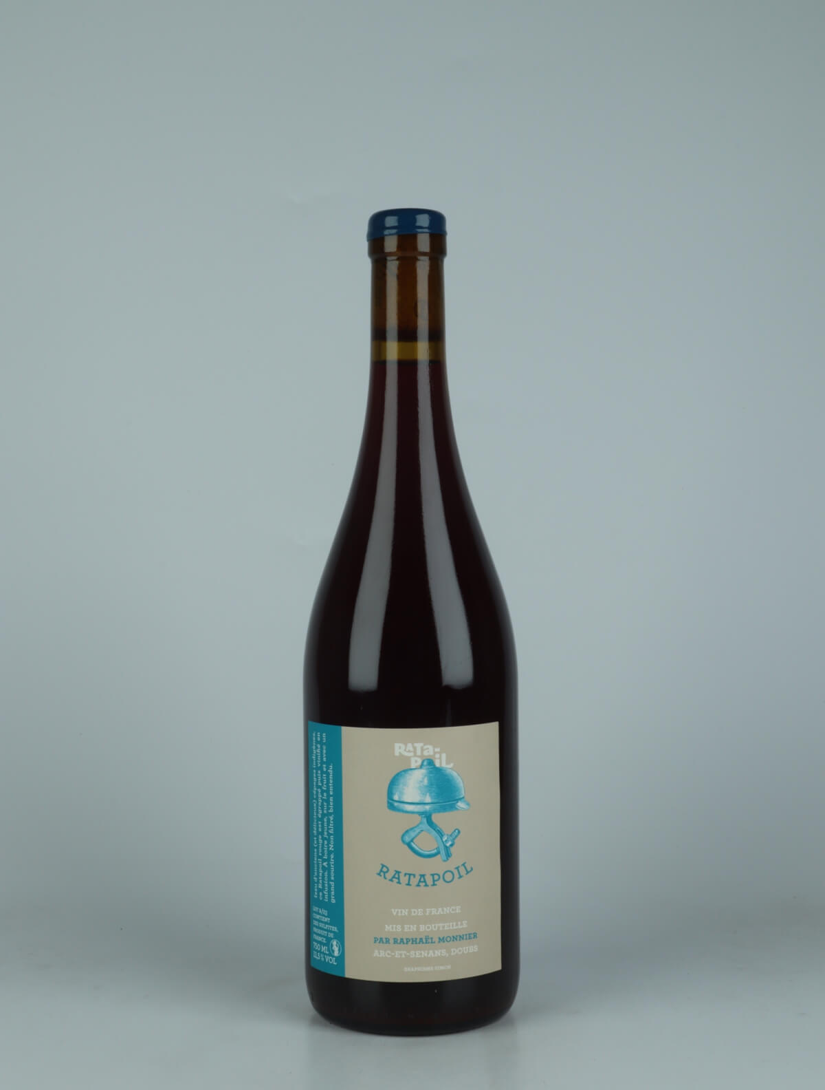 En flaske 2023 Ratapoil Rouge (Blue label) Rødvin fra Domaine Ratapoil, Jura i Frankrig