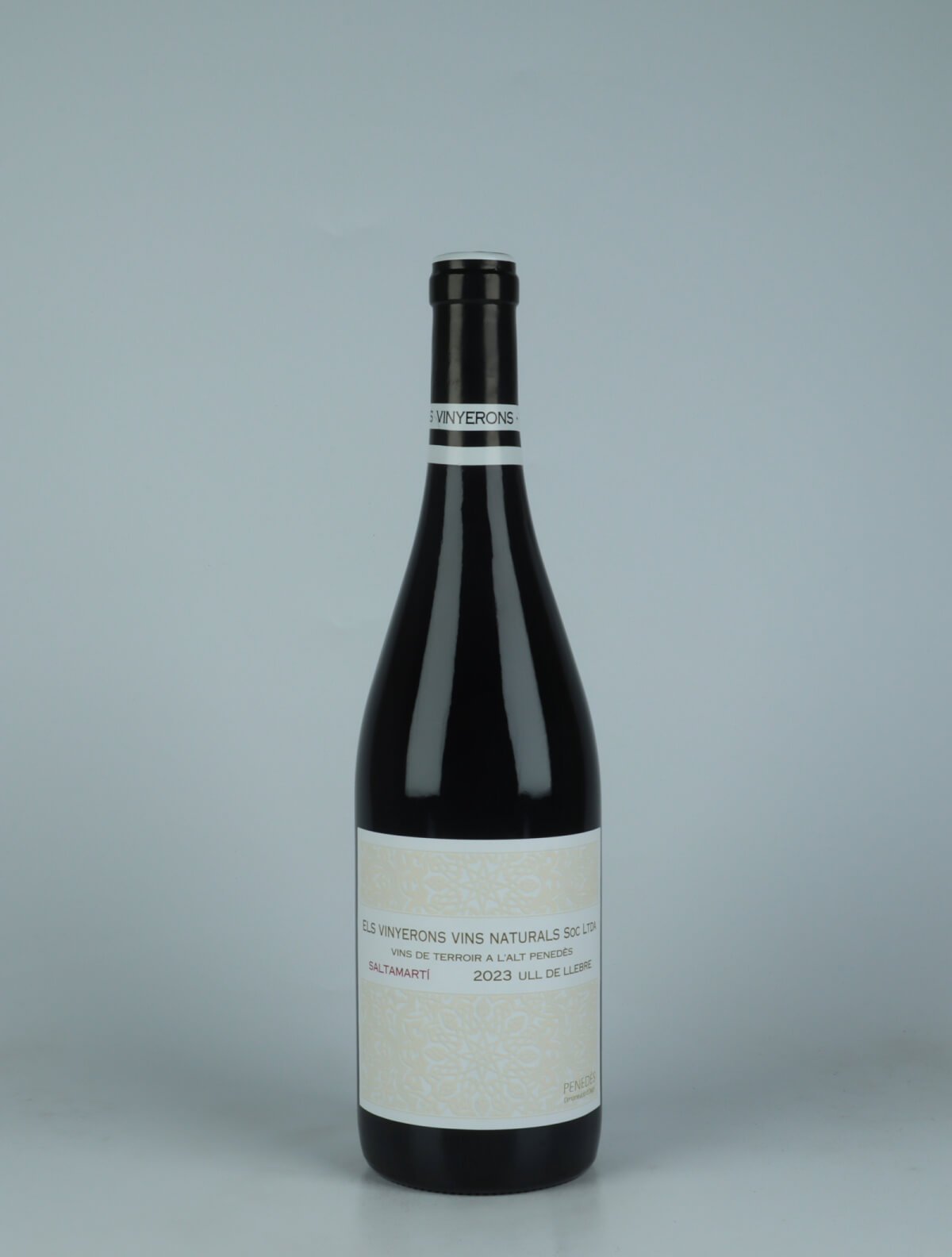 A bottle 2023 Saltamarti Red wine from Els Vinyerons, Penedès in Spain