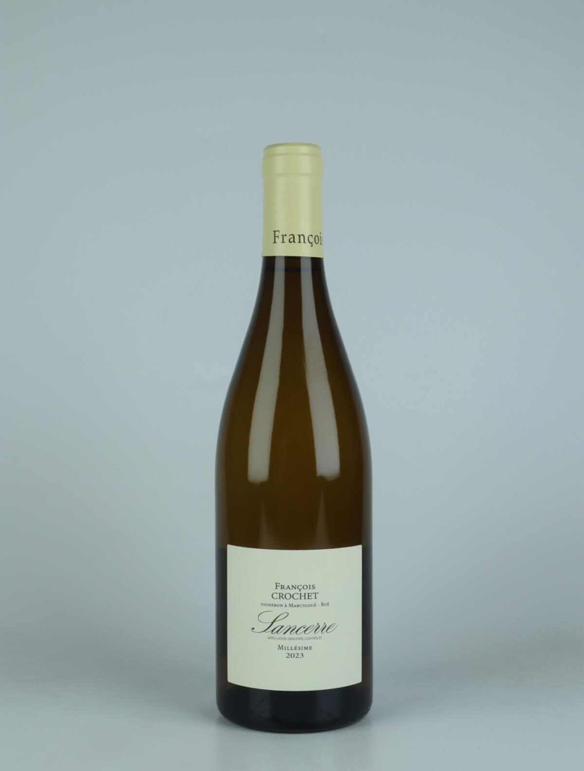 En flaske 2023 Sancerre Blanc Hvidvin fra François Crochet, Loire i Frankrig