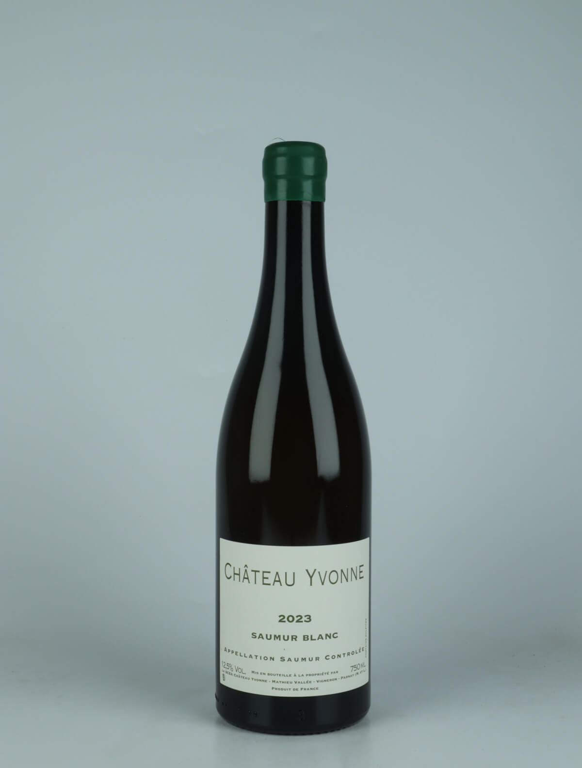 A bottle 2023 Saumur Blanc White wine from Château Yvonne, Loire in France