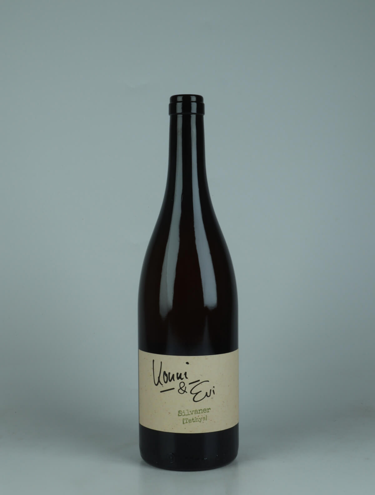 A bottle 2023 Silvaner - Tethys White wine from Konni & Evi, Saale-Unstrut in Germany