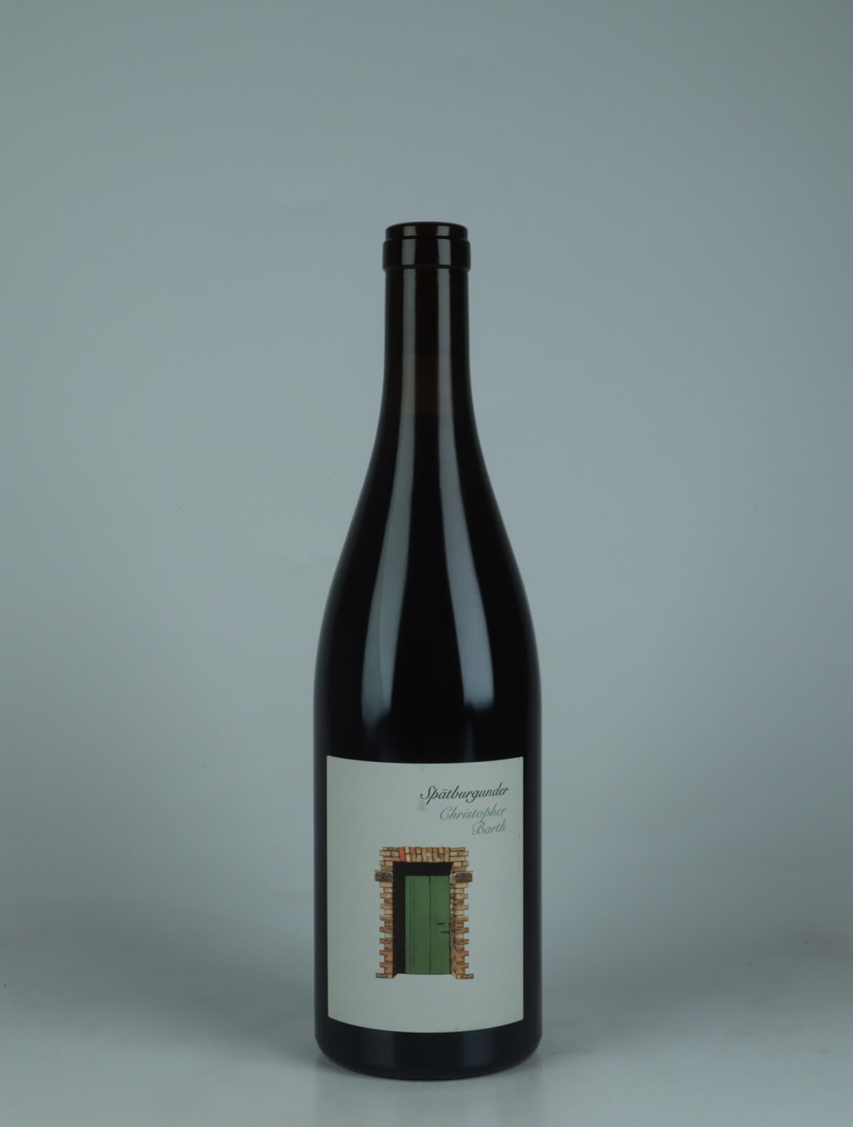 A bottle 2023 Spätburgunder Red wine from Christopher Barth, Rheinhessen in Germany