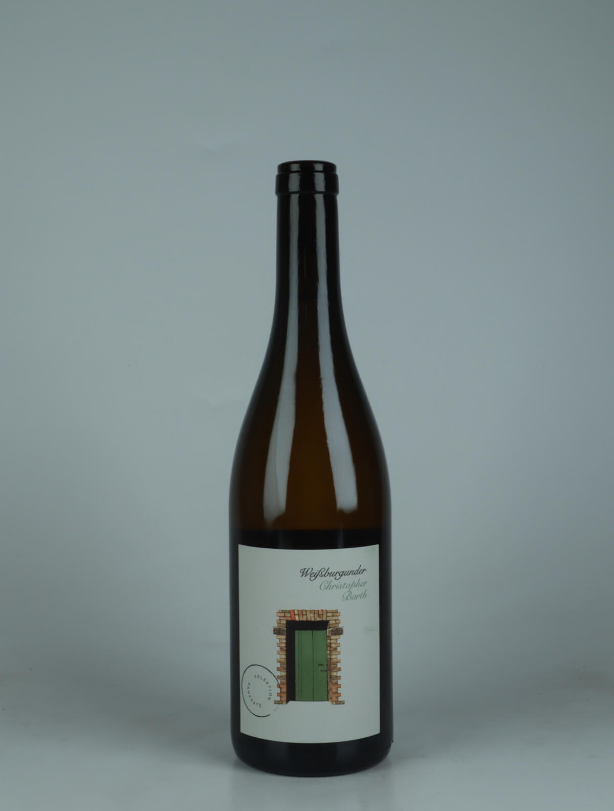 A bottle 2023 Weissburgunder - Pankratz White wine from Christopher Barth, Rheinhessen in Germany