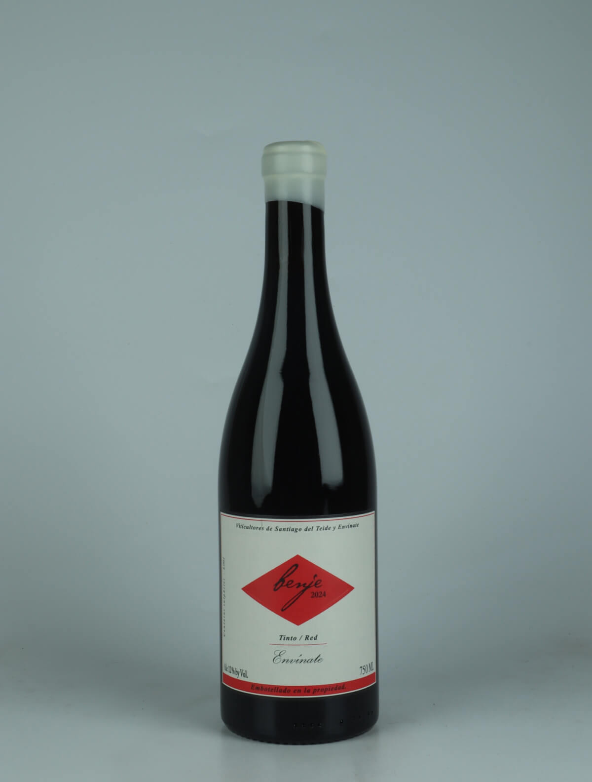 A bottle 2024 Benje Tinto - Tenerife Red wine from Envínate, Tenerife in Spain