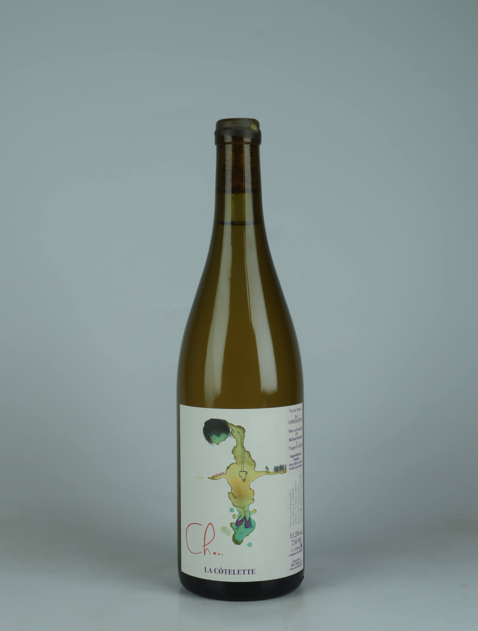 A bottle 2024 Ch... White wine from Domaine de la Côtelette, Burgundy in France
