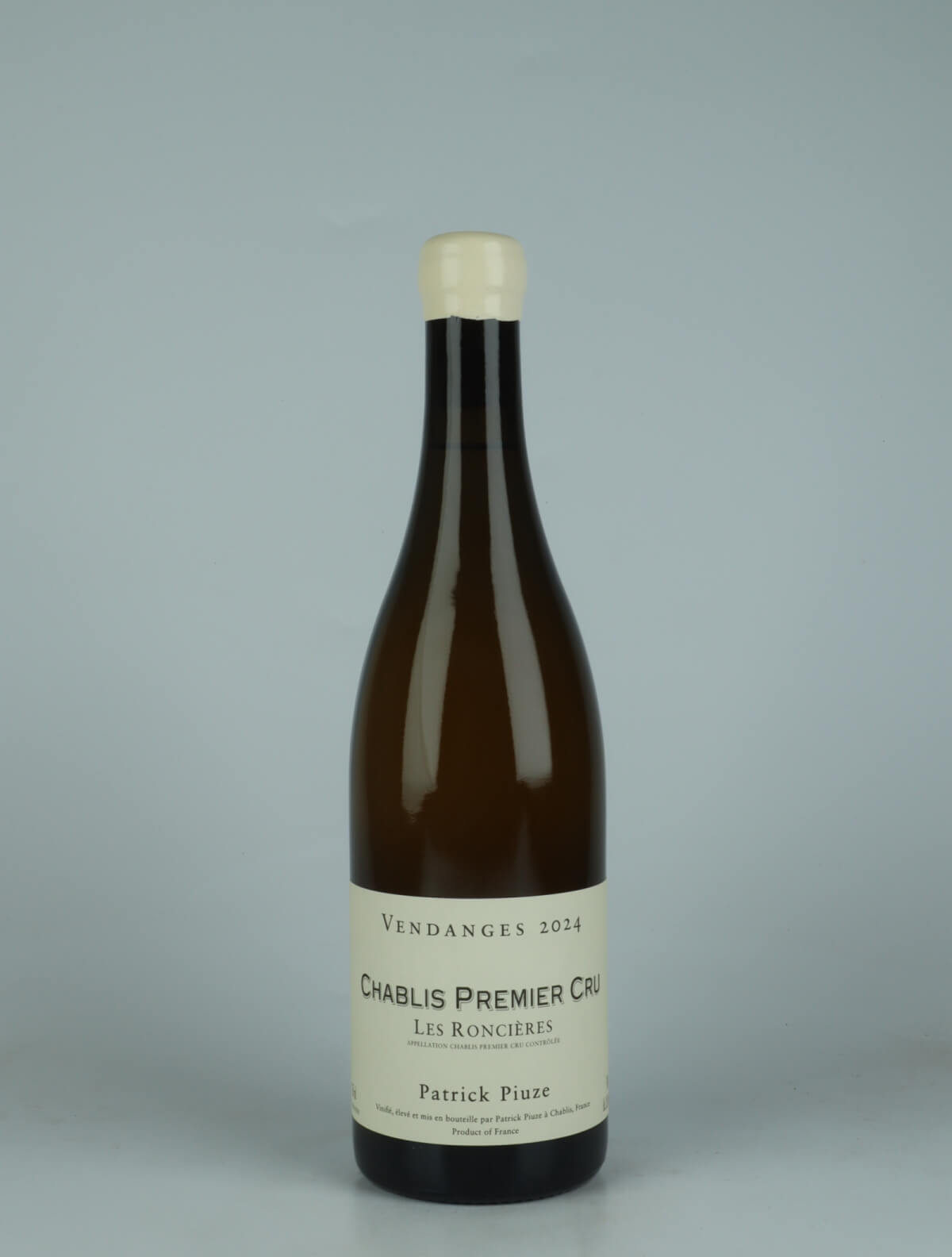 En flaske 2024 Chablis 1. Cru - Roncières Hvidvin fra Patrick Piuze, Bourgogne i Frankrig