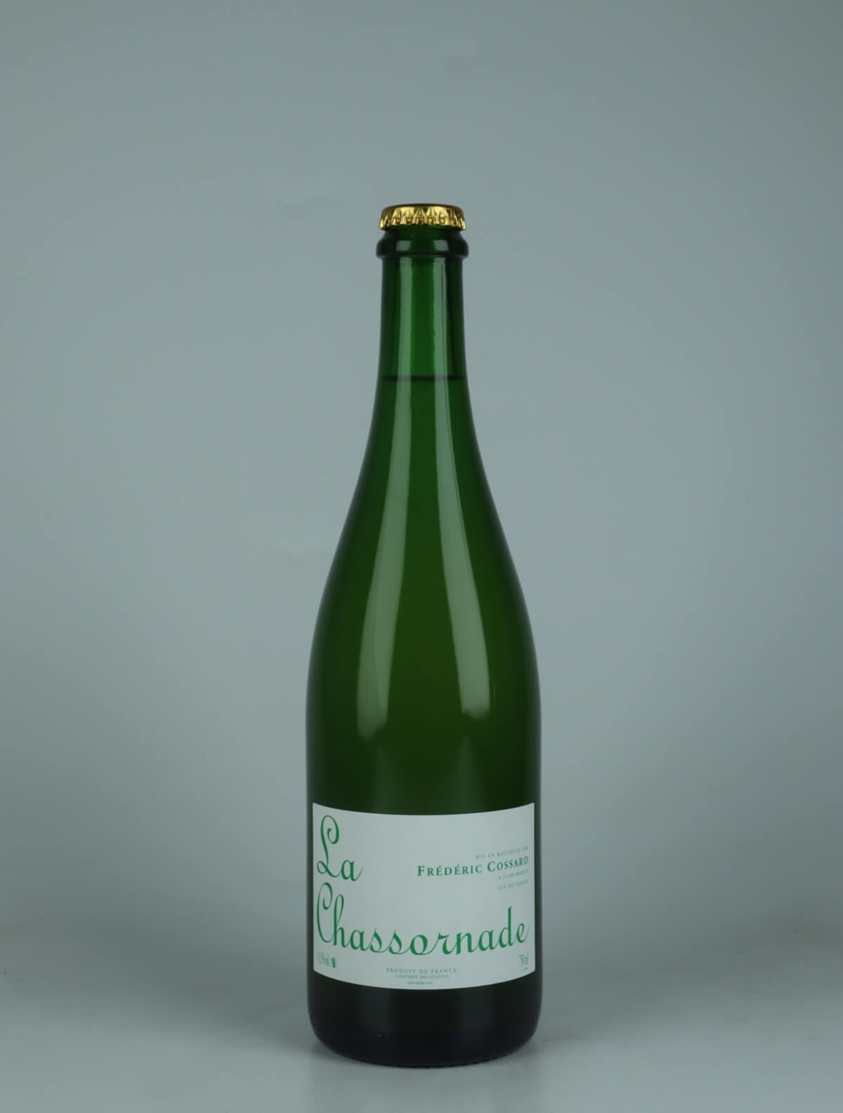 A bottle 2024 Chassornade Sparkling from Frédéric Cossard, Burgundy in France