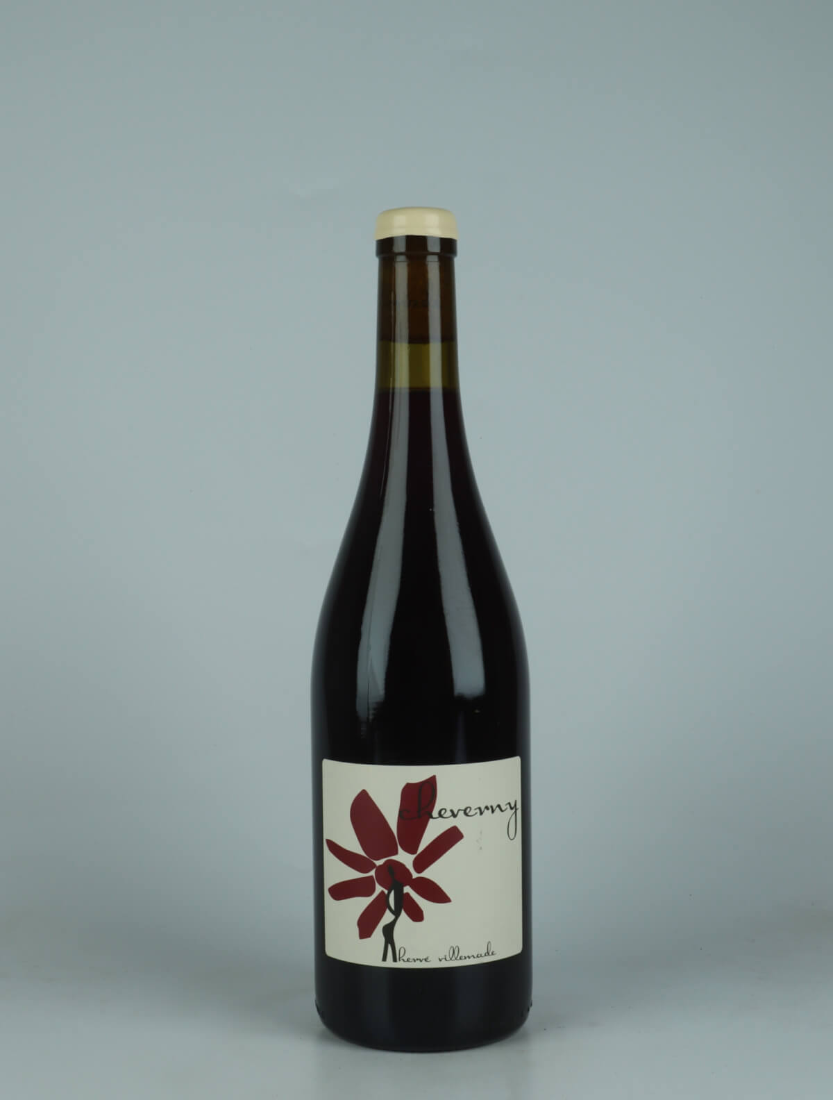 En flaske 2024 Cheverny Rouge Rødvin fra Hervé Villemade, Loire i Frankrig