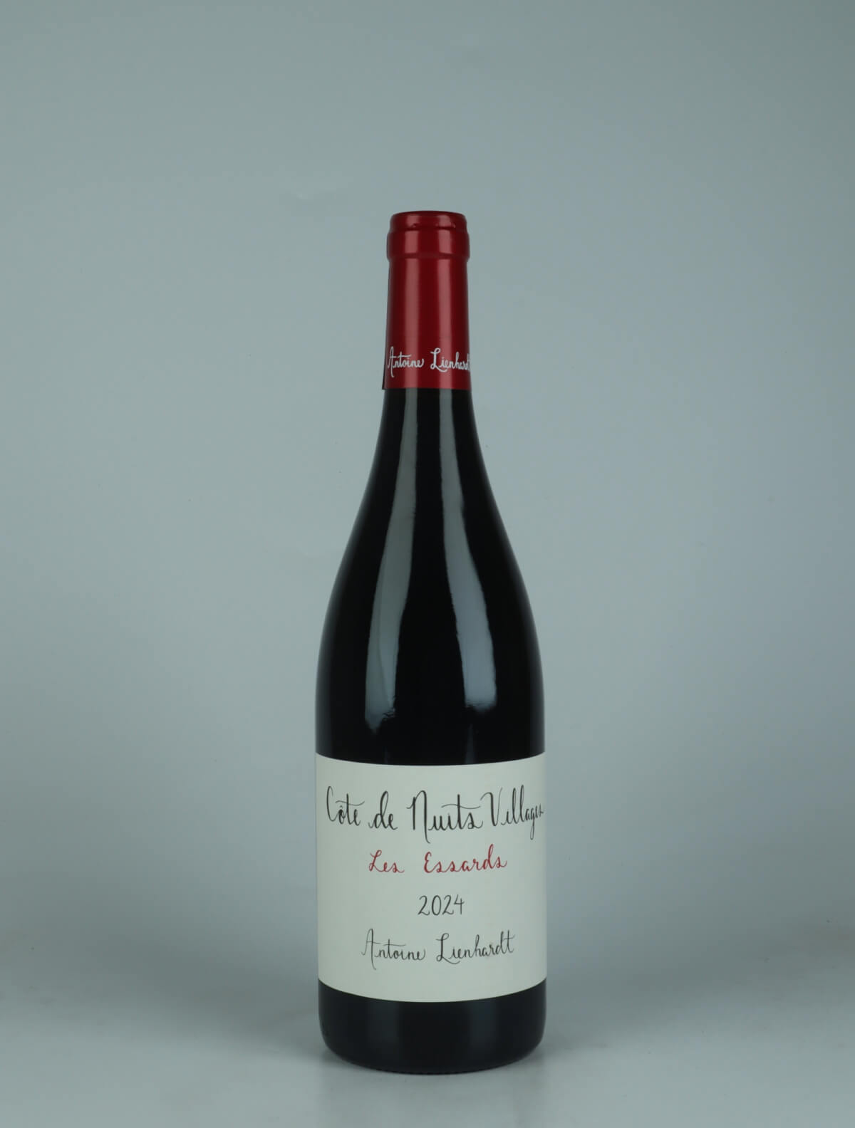 A bottle 2024 Côte de Nuits Villages - Les Essards Red wine from Antoine Lienhardt, Burgundy in France