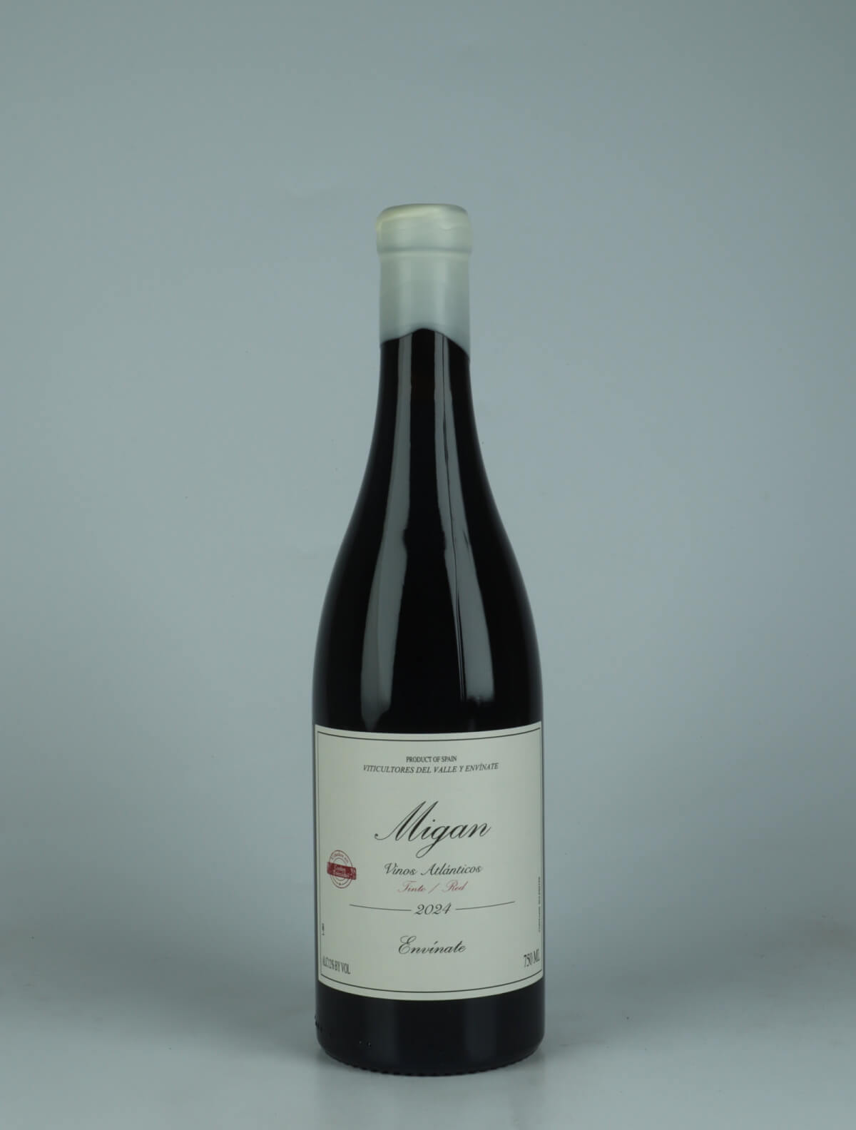 A bottle 2024 Migan - Tenerife Red wine from Envínate, Tenerife in Spain