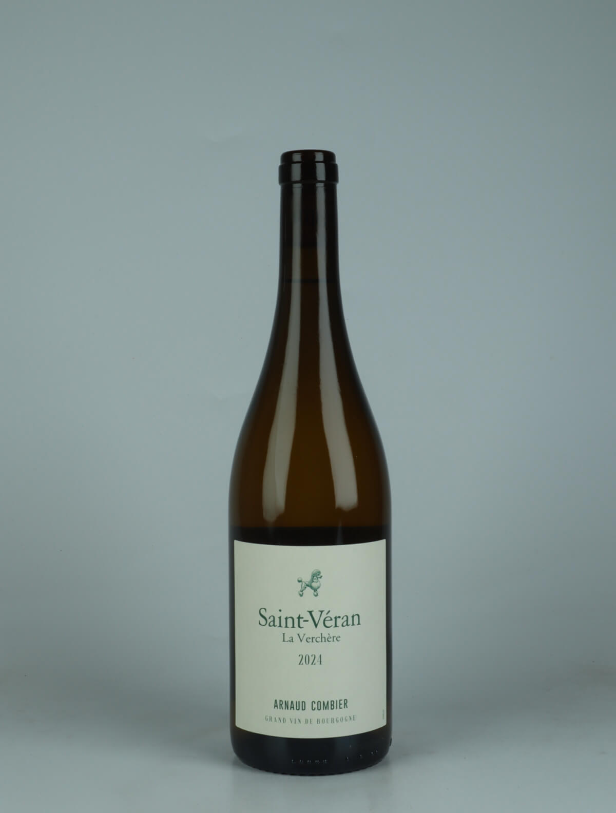 A bottle 2024 Saint-Véran - La Verchère White wine from Arnaud Combier, Burgundy in France