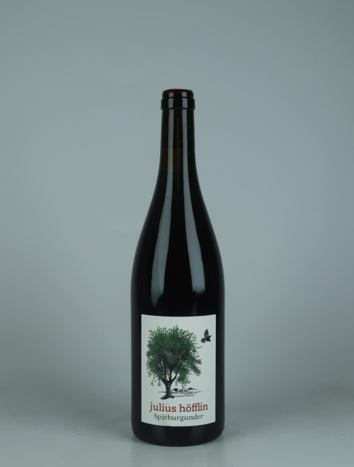 A bottle 2024 Spätburgunder Red wine from Julius Höfflin, Baden in Germany