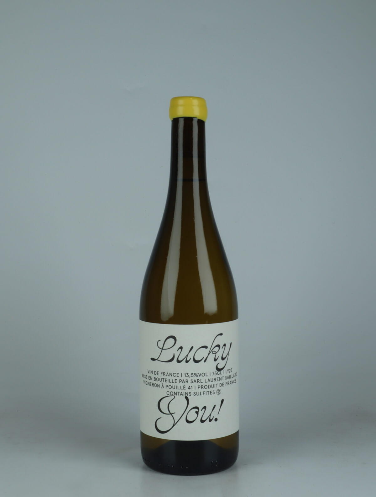 A bottle 2025 Lucky You White wine from Laurent Saillard, Loire in France