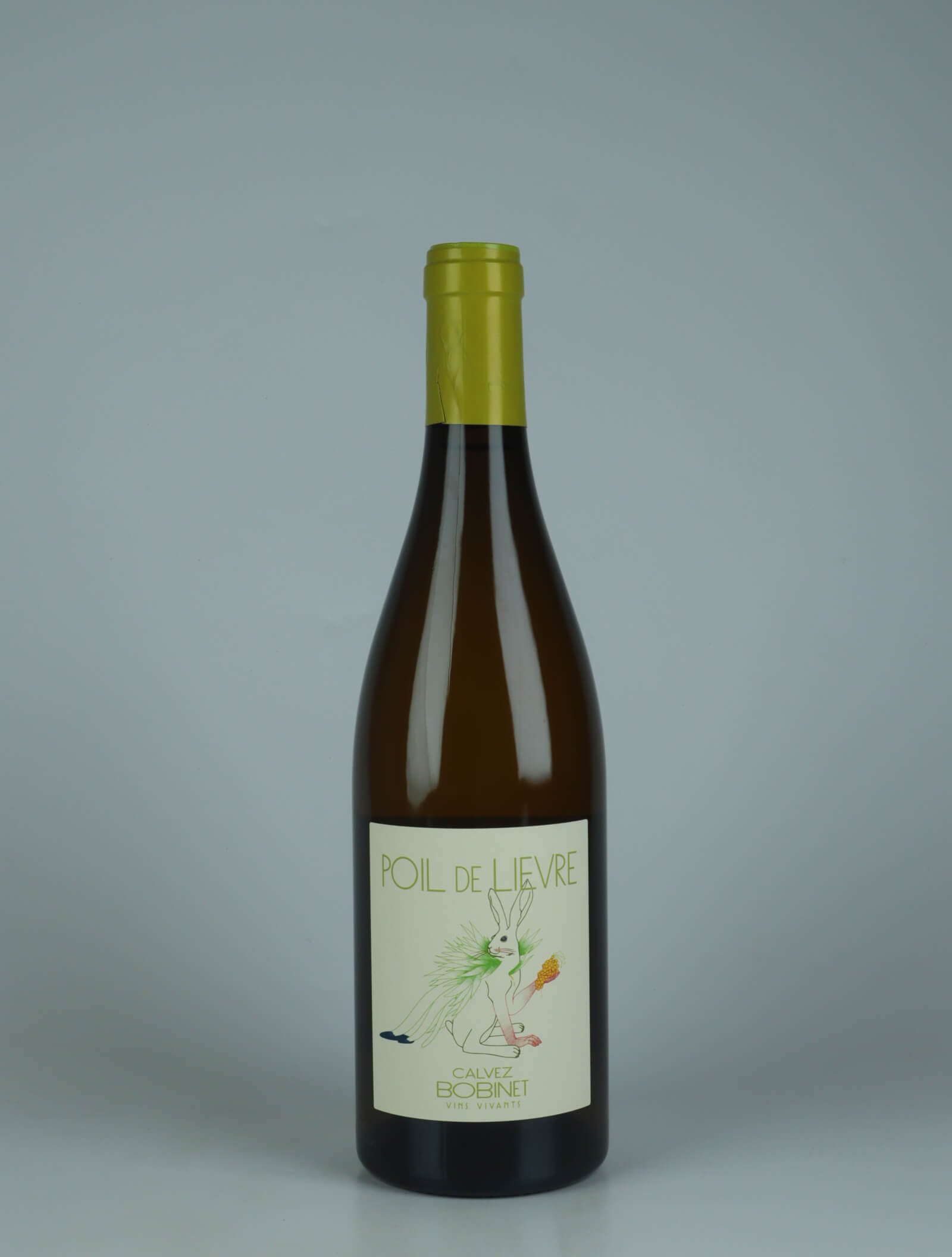 A bottle 2025 Poil de Lièvre White wine from Domaine Bobinet, Loire in France