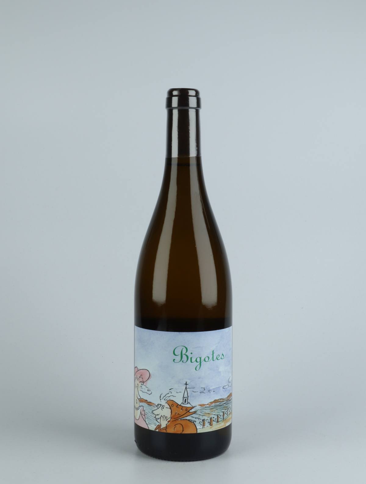 En flaske 2019 Bourgogne Blanc - Bigotes Hvidvin fra Frédéric Cossard, Bourgogne i Frankrig